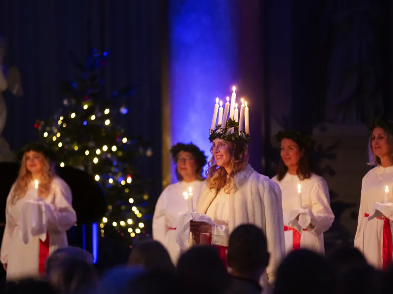 Luciafest in Schweden