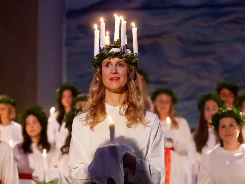 Luciafest in Schweden